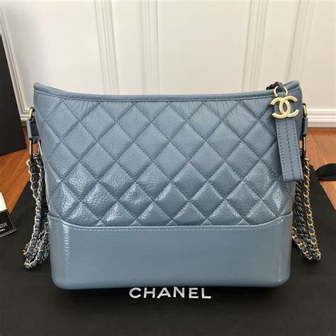 chanel gabrielle light blue|chanel gabrielle purse bag.